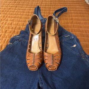 Frye Brown Gwen Ankle Strap